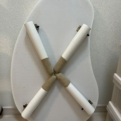 【12/26破棄予定】白　ローテーブル　折りたたみの画像