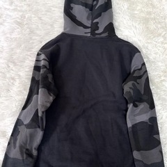 ◆adidas◆トレフォイルロゴ アディダス パーカー カモフラ 迷彩 Mの画像