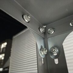 くまねず☆しっかりした☆スチール大型棚5段☆1500x400x1800の画像