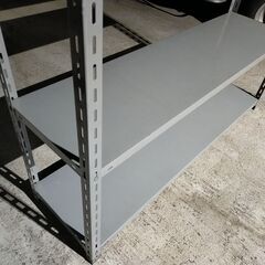 くまねず☆しっかりした☆スチール大型棚5段☆1500x400x1800の画像