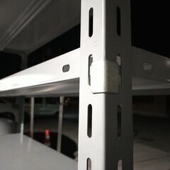 くまねず☆しっかりした☆スチール大型棚5段☆1500x400x1800の画像