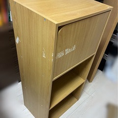 本棚　収納　三段の画像