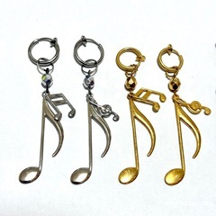 選べるクリスマスプレゼント☆イヤリングピアス☆猫などモチーフものの画像