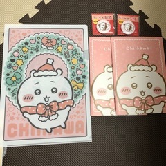 ちいかわ　エニマイくじ　A賞　クリアファイル　缶ミラー　ノートの画像