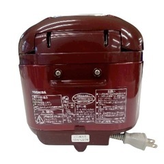 東芝 IH炊飯ジャーRC-6XE 炊飯器　2012年製　レッドの画像
