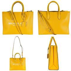 マイケルコース  ハンドバッグ イエロー  Michael Kors ショルダーバッグの画像