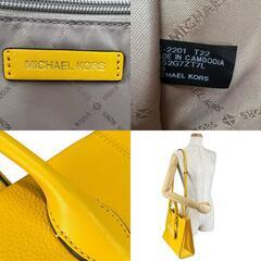 マイケルコース  ハンドバッグ イエロー  Michael Kors ショルダーバッグの画像