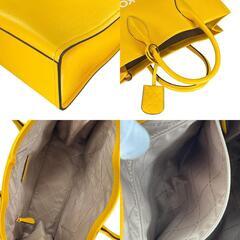 マイケルコース  ハンドバッグ イエロー  Michael Kors ショルダーバッグの画像