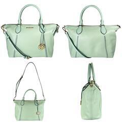 マイケルコース 35S0GYZS3L ハンドバッグ ライトグリーン  Michael Kors ショルダーバッグ サッチェルの画像