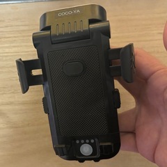 【ジャンク】スマホホルダー付き自転車ライトの画像