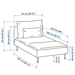 IKEA  ソーデルハムン　ソファの画像
