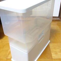 アスベル 計量米びつ 6kg 1合ずつ計量可能 無洗米対応 スリム設計 洗える 分解可能の画像