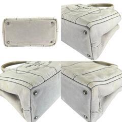 プラダ 1BG439 トートバッグ ビアンコ  PRADA カナパトート キャンバスの画像