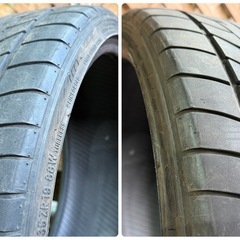 バリ山 TOYO革新的デザインタイヤブランド NITTO NT555 extreme ZR ニットーエヌティーゴーゴーゴエクストリームゼットアール 225/35ZR19 88W 2本の画像