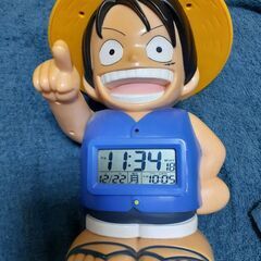 ルフィ、目覚まし時計とフィギュアセット！の画像