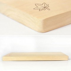【新品】みよし漆器本舗 かえで 楓 一枚板 まな板 天然木 35cmの画像