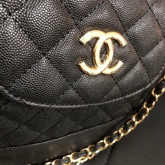 CHANEL シャネル ノベルティ ショルダーバッグ ゴールドチェーン ブラック　2way ⑩ の画像