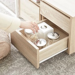 【ドレッサー_LOWYA】鏡台 収納付き 化粧台 ※テーブル部分とのセット売り可の画像