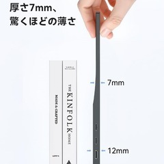 新品・未使用 モバイルモニター 15.6インチ FHD typeC ミニHDMIの画像