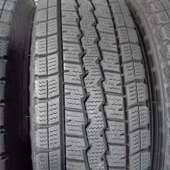 プロボックス 冬 サクシード 14インチ【富山】日本製 155/80R14 LT ダンロップ 中古４本 トヨタ 車検対応 スタッドレスタイヤ ホイール付きの画像