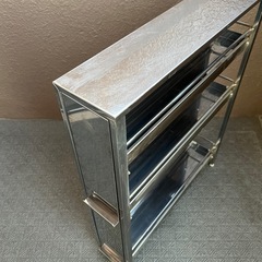 ステンレス製コンロ脇スパイスラック
の画像