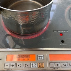 IHクッキングヒーター　動作品　IH 200vの画像