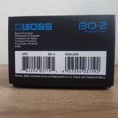 エレキギター エフェクター BOSS bd-2 未使用品です。の画像