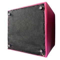 【ジ1222-27】中古美品‼️座る・足置きとして使用 スクエア型スツールの画像