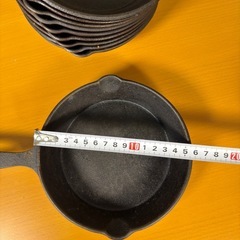 鋳鉄スキレット 10個セット 直径15cm まとめ売りの画像