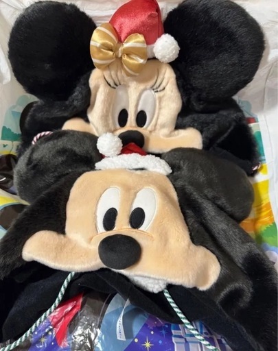 ディズニークリスマスファンキャップ タグ付き》ミッキー ミニー ディズニークリスマス ファンキャップ2025 