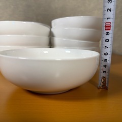 ホワイト 丸型丼 16cm 16個セット　まとめ売りの画像