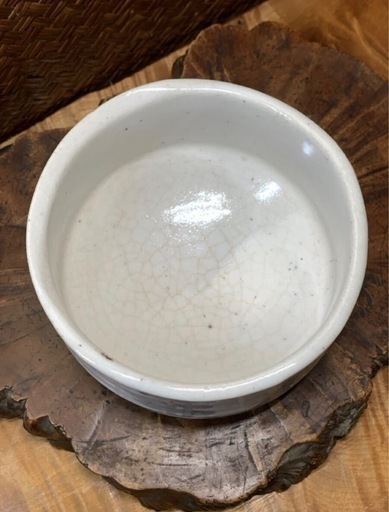 時代物 白志野 抹茶碗】美濃焼 作家物 茶道具 茶器 骨董 良品 古玩