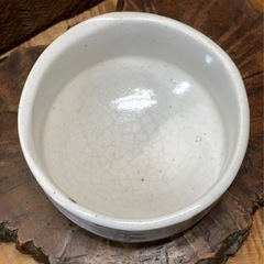 【時代物 白志野 抹茶碗】美濃焼 作家物 茶道具 茶器 骨董 良品 古玩 懐石道具 和美術 和骨董 華道具 古道具 アンティーク 志野の画像