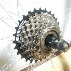 ★７００×２８Ｃ★前輪＋７段ギア後輪set★前輪クイックレバー★の画像