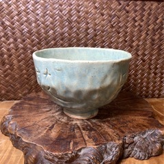 茶道具 紫香楽焼 岳仙 抹茶碗 共箱 雪月花 作家物 茶碗 良品 茶器 煎茶器 煎茶道具 懐石道具 華道具 和美術 和骨董 骨董 古玩の画像