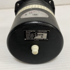 航空機 高度計 メーター 航空機計器 計器 手巻き 1970年 レトロ コレクター 希少品の画像