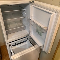 2019年製 2ドア 冷凍冷蔵庫 168L 白 
の画像