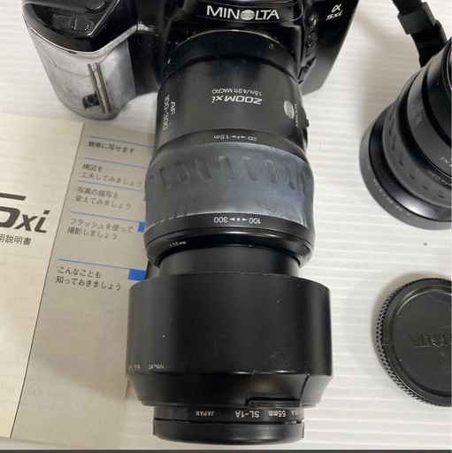 ジャンク品 MINOLTA ミノルタ フィルムカメラ α-5xi カメラレンズ