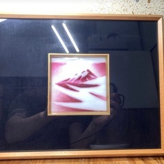 時代物 七宝焼 富士 額装 箱付 良品 インテリア アート 壁掛け 骨董 古玩 和美術 和骨董 茶道具 華道具 絵画 茶器 花器 煎茶器 縁起物 富岳の画像