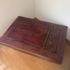 火鉢　囲炉裏てーテーブルの画像
