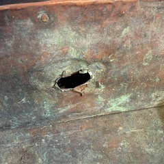 木製 箱火鉢 火鉢 アンティーク レトロ 骨董 瓶掛 小風炉 希少 インテリア 和風 状態込み 中古の画像