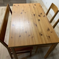 【家具】ダイニングテーブル・椅子セットの画像