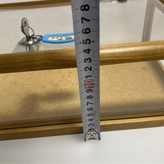 アクリル 木製 ディスプレイケース 鍵付き コレクションケース 卓上ショーケースの画像