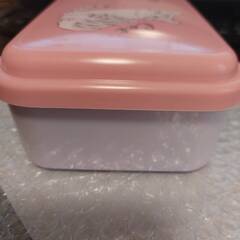 【四季の森フォレオ周辺】HAPPY Animals 猫 ランチボックス ピンク 大サイズ 電子レンジOKの画像