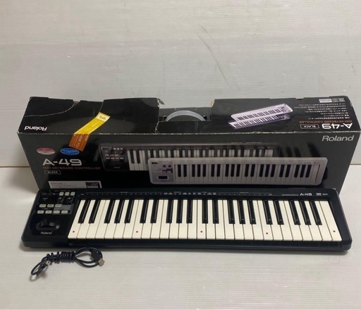 Roland A-49 MIDIキーボードコントローラー ブラック 中古