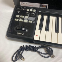 Roland A-49 MIDIキーボードコントローラー ブラック 中古の画像