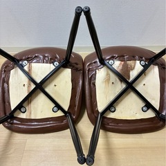イームズ　チェア　椅子　2脚セット　PUレザー　　　　の画像