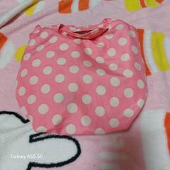 【四季の森フォレオ周辺】レインコート ピンク 水玉柄 ゆったり レディース 太もも丈の画像