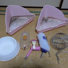 【値下げ対応可】　うさぎ小屋　ケージ　小動物　モルモット　フェレットの画像
