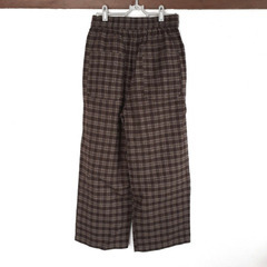 【四季の森フォレオ周辺】studio CLIP チェック イージーパンツ 綿100 フリーサイズ 未使用の画像